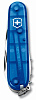 Офицерский нож SPARTAN 91, прозрачный синий с нанесением логотипа