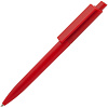 Ручка шариковая Crest, красная с нанесением логотипа