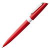 Ручка шариковая Calypso, красная с нанесением логотипа