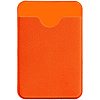 Чехол для карты на телефон Devon, оранжевый с нанесением логотипа