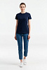 Футболка женская T-bolka Stretch Light Lady, белая с нанесением логотипа