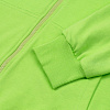 Толстовка на молнии с капюшоном Unit Siverga, зеленое яблоко с нанесением логотипа