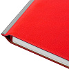 Ежедневник Kroom, недатированный, красный с нанесением логотипа