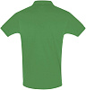 Рубашка поло мужская Perfect Men 180 ярко-зеленая с нанесением логотипа