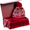Коробка Frosto, S, красная с нанесением логотипа