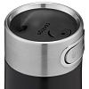 Термостакан Luxe, вакуумный, герметичный, черный с нанесением логотипа