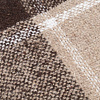Плед «Палермо», коричневый с нанесением логотипа