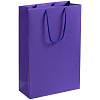 Пакет бумажный Porta M, фиолетовый с нанесением логотипа