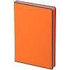 Ежедневник Frame, недатированный, оранжевый с серым с нанесением логотипа