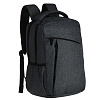 Рюкзак для ноутбука The First, темно-серый с нанесением логотипа