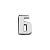 Элемент брелка-конструктора «Буква Б» с нанесением логотипа
