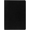Ежедневник Nebraska Flex, недатированный, черный с серебристым с нанесением логотипа