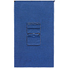 Дорожный плед onBoard, синий меланж с нанесением логотипа