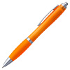 Ручка шариковая Venus, оранжевая с нанесением логотипа