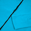 Куртка флисовая унисекс Manakin, бирюзовая с нанесением логотипа