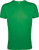 Футболка мужская приталенная REGENT FIT 150, ярко-зеленая с нанесением логотипа