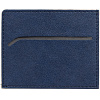 Чехол для карточек Petrus, синий с нанесением логотипа