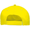 Бейсболка METEOR неоново-желтая с нанесением логотипа