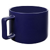 Чашка Jumbo, матовая, синяя с нанесением логотипа