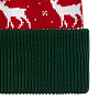 Шапка Mirakler, красная с зеленым с нанесением логотипа