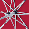 Зонт складной Fiber Alu Light, красный с нанесением логотипа