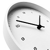 Часы настенные White, белые с нанесением логотипа