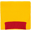 Шарф Snappy, желтый с красным с нанесением логотипа