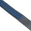 Чехол для карточки с лентой и ретрактором Devon, синий с нанесением логотипа