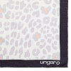 Платок Leopardo Silk, серый с нанесением логотипа