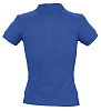 Рубашка поло женская PEOPLE 210, ярко-синяя (royal) с нанесением логотипа