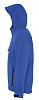 Куртка мужская с капюшоном Replay Men 340, ярко-синяя с нанесением логотипа