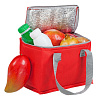 Сумка холодильник Vardo, красная с нанесением логотипа
