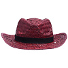 Шляпа Daydream, красная с черной лентой с нанесением логотипа