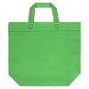 Сумка для покупок Span 3D, зеленая с нанесением логотипа