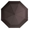 Складной зонт Unit Classic, коричневый с нанесением логотипа