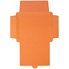 Коробка самосборная Flacky Slim, оранжевая с нанесением логотипа
