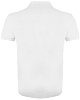 Рубашка поло мужская PRIME MEN, белая с нанесением логотипа