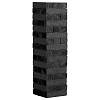 Игра «Деревянная башня мини», черная с нанесением логотипа