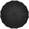 Зонт-трость Big Boss, черный с нанесением логотипа