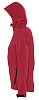 Куртка женская с капюшоном Replay Women, красная с нанесением логотипа