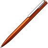 Ручка шариковая Drift Silver, оранжевая с нанесением логотипа