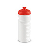 Бутылка для велосипеда Lowry, белая с красным с нанесением логотипа