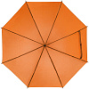 Зонт-трость Lido, оранжевый с нанесением логотипа