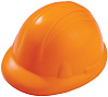 Антистресс «Каска», оранжевый с нанесением логотипа