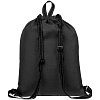Рюкзак-мешок Melango, черный с нанесением логотипа
