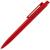 Ручка шариковая Crest, красная с нанесением логотипа