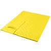 Плед для пикника Comfy, желтый с нанесением логотипа