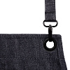 Фартук Craft, черный джинс с нанесением логотипа