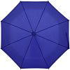 Зонт складной Clevis с ручкой-карабином, ярко-синий с нанесением логотипа