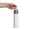 Термос Heater, белый с нанесением логотипа